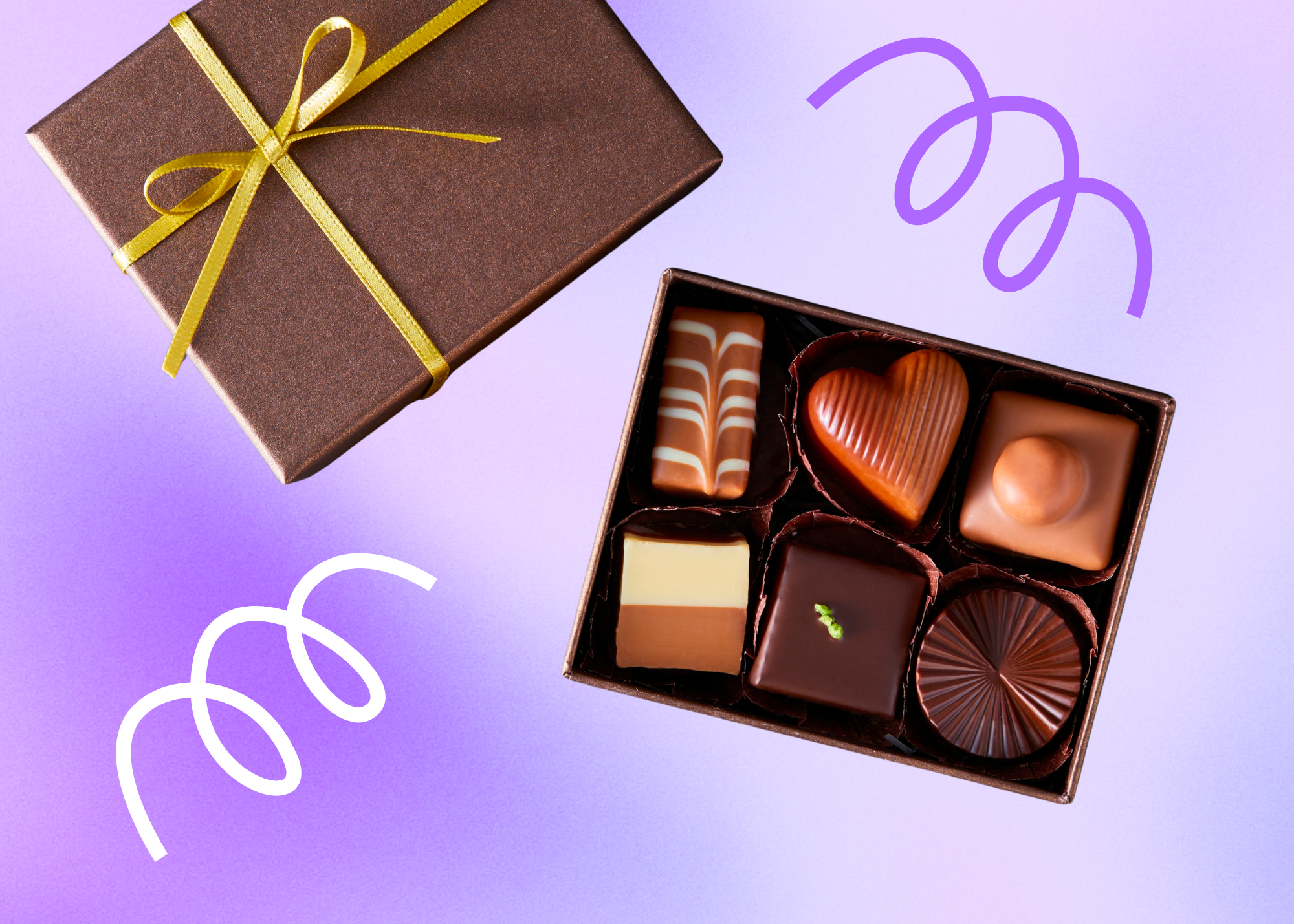 Fancy chocolate box