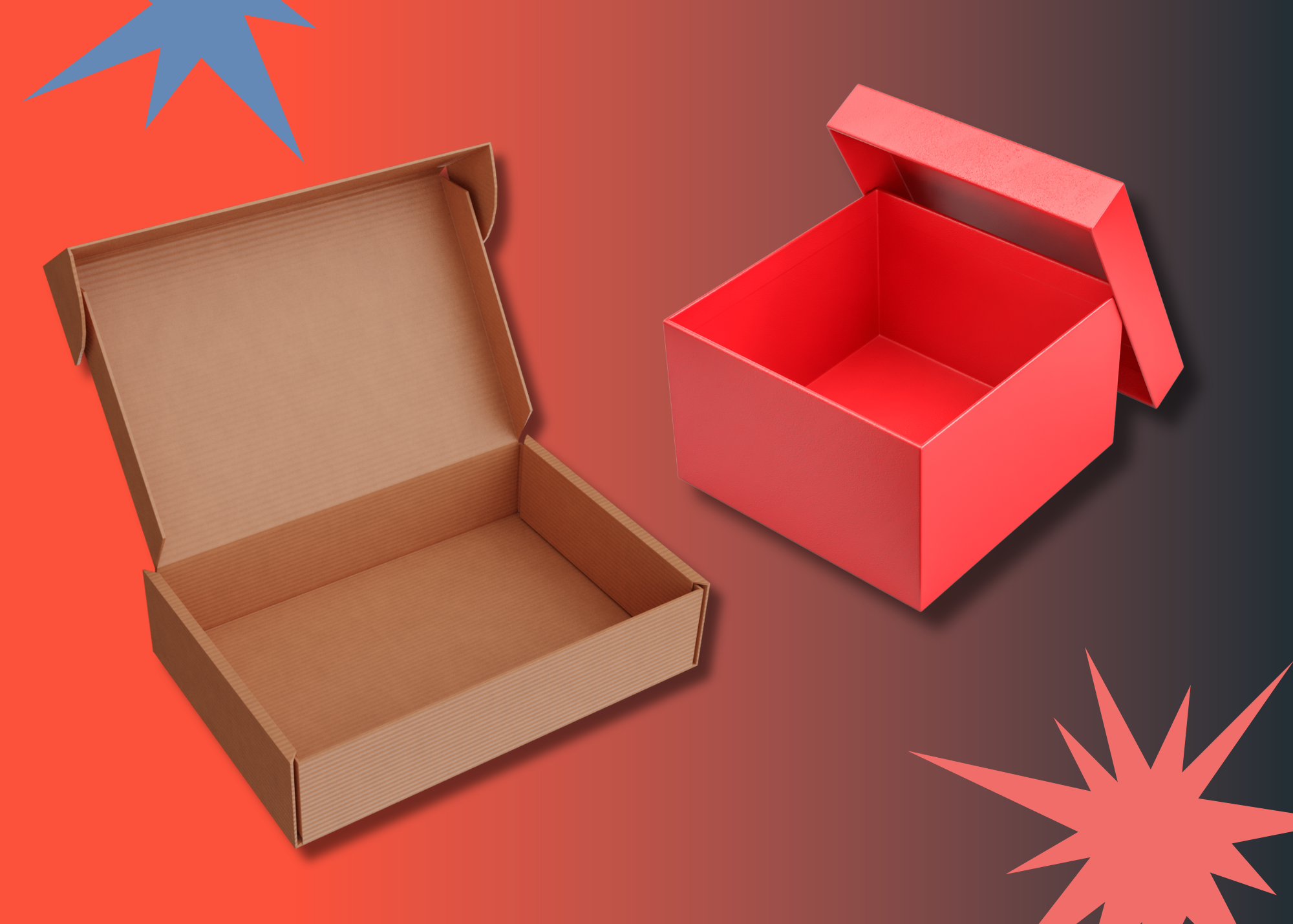 setup box vs corrugated box