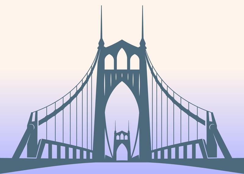 Local Portland Saint John's Bridge