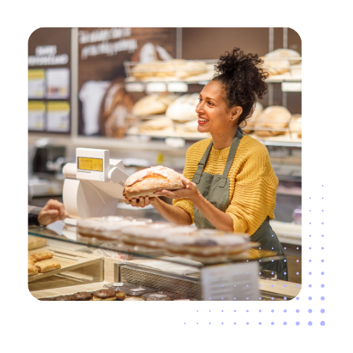 retail baker unboxing a loaf retail baker unboxing a loaf
