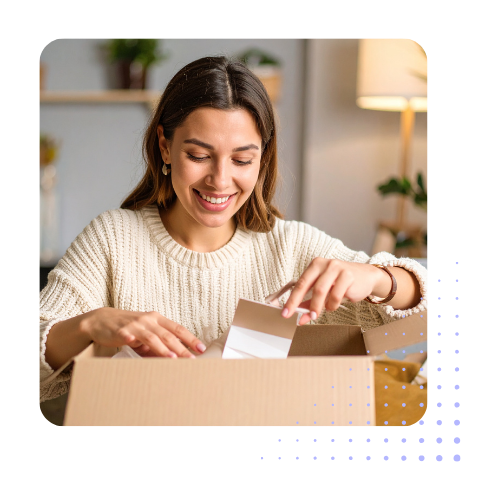 Corrugated shipping boxes stacked for Pacific Northwest distribution